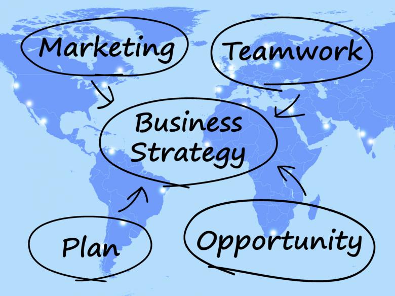 Free stock image of Business Strategy Diagram Showing Teamwork And Plan created by Stuart Miles