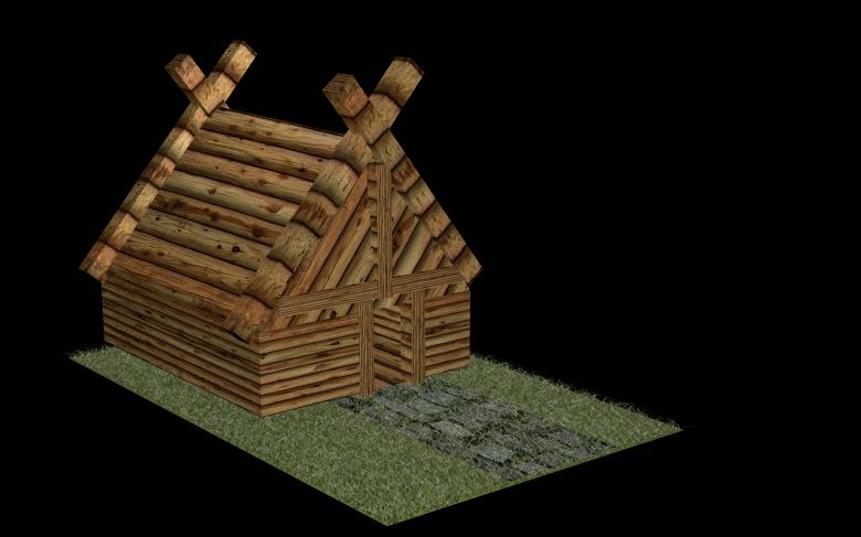 Free stock image of Wooden House 3D Render created by bykst