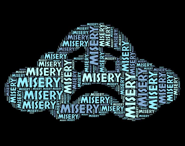 Free stock image of Misery Word Represents Low Spirited And Depressed created by Stuart Miles