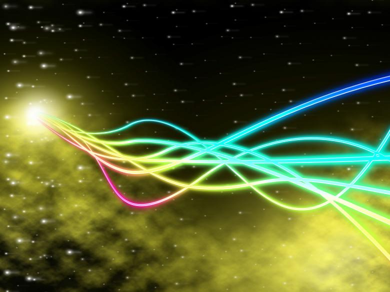 Free stock image of Star Space Represents Neon Glow And Bright created by Stuart Miles