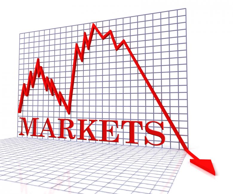 Free stock image of Markets Graph Negative Indicates Investments Down 3d Rendering created by Stuart Miles