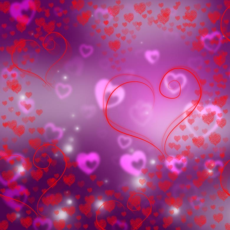 Free stock image of Hearts Love Shows Valentines Day And Background created by Stuart Miles