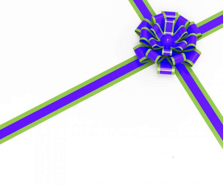 Free stock image of Copyspace Bow Means Gift Box And Celebrate created by Stuart Miles