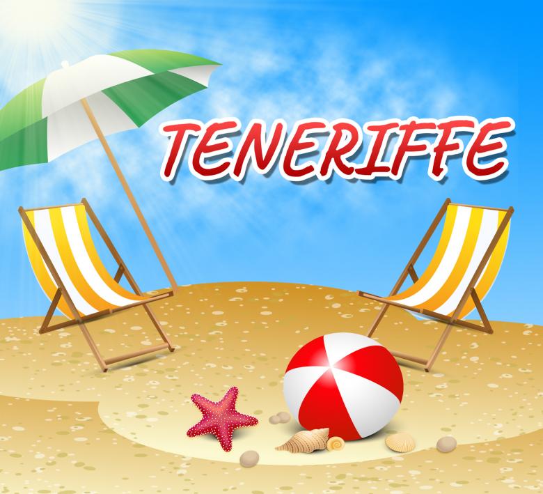 Free stock image of Teneriffe Vacations Represents Summer Time And Beaches created by Stuart Miles