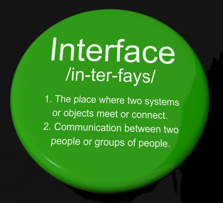 Free stock image of Interface Definition Button Showing Control Connection And Interfacing created by Stuart Miles