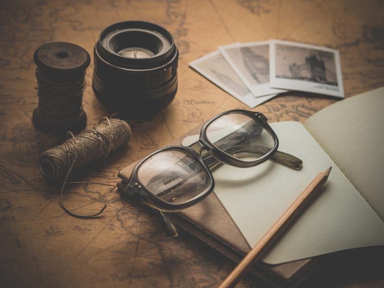 Free stock image of Book and Glasses created by Pixabay