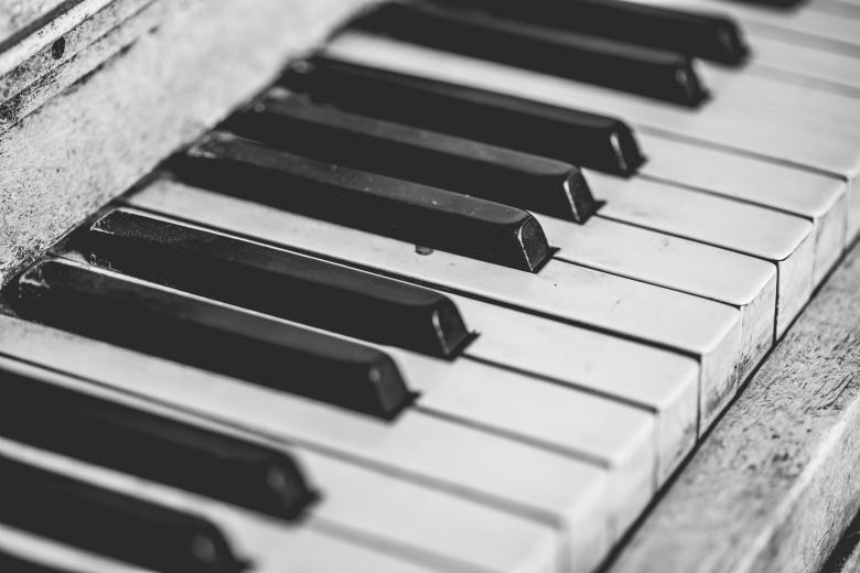 Free stock image of Piano Closeup created by Pixabay