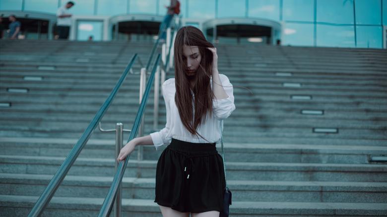 Free stock image of Lady in the City created by Pixabay