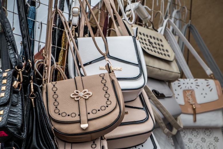Free stock image of Woman purses stand created by Janis Urtans