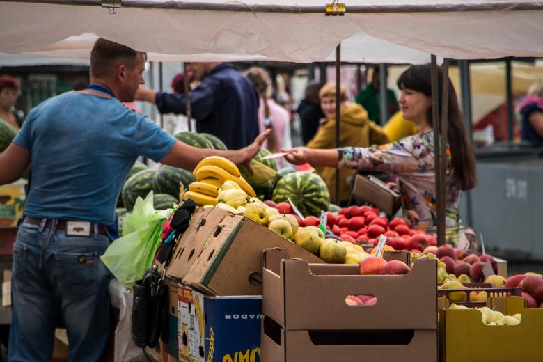 Free stock image of Fruits stand created by Janis Urtans