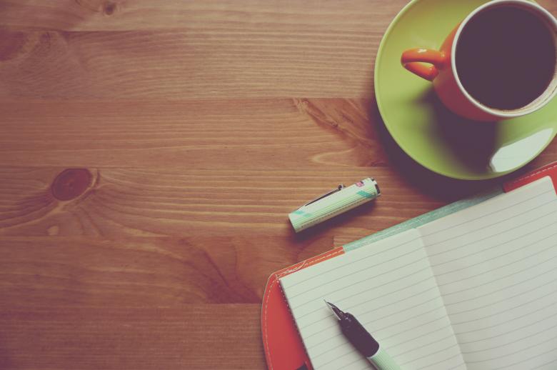 Free stock image of Coffee and Diary created by Pixabay