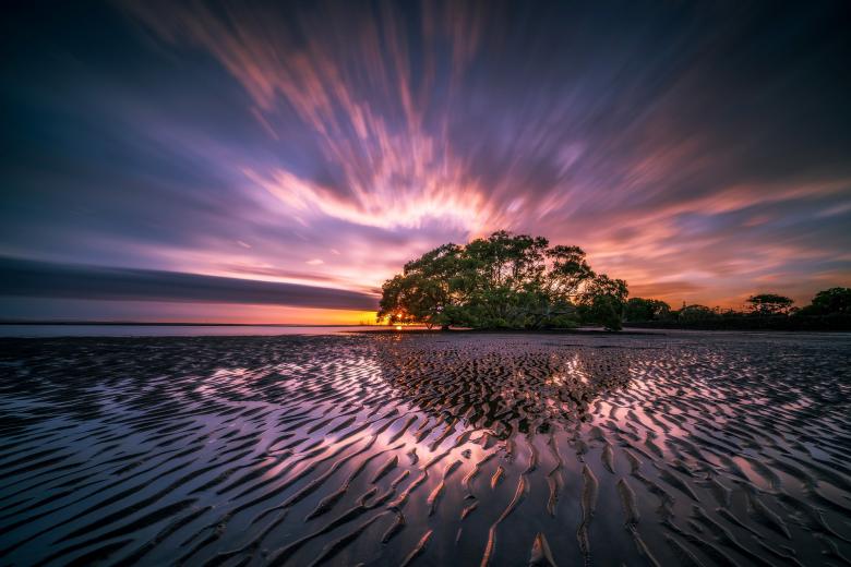 Free stock image of At Sunset created by Pixabay