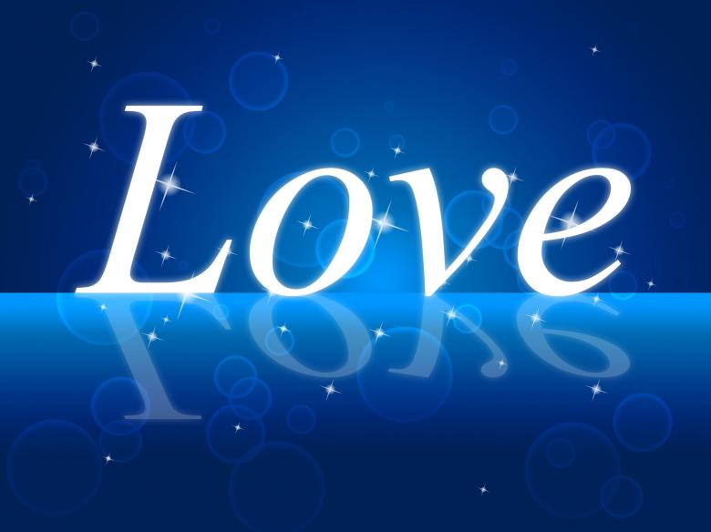 Free stock image of Love Word Indicates Romance Compassion And Loving created by Stuart Miles