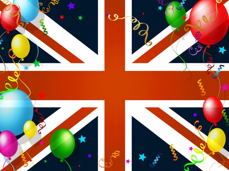 Free stock image of Union Jack Represents English Flag And Balloon created by Stuart Miles