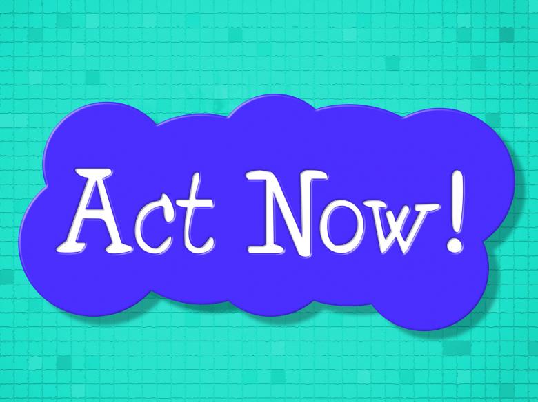 Free stock image of Act Now Represents At This Time And Active created by Stuart Miles