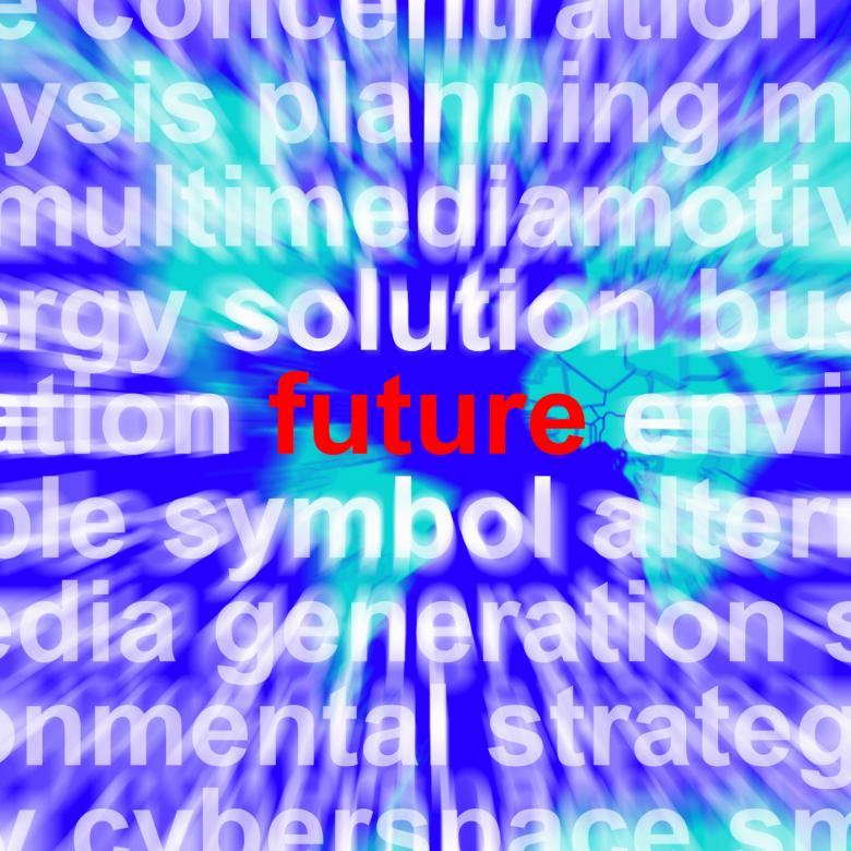 Free stock image of Future Word On Abstract Map Showing Forecasting And Prediction created by Stuart Miles