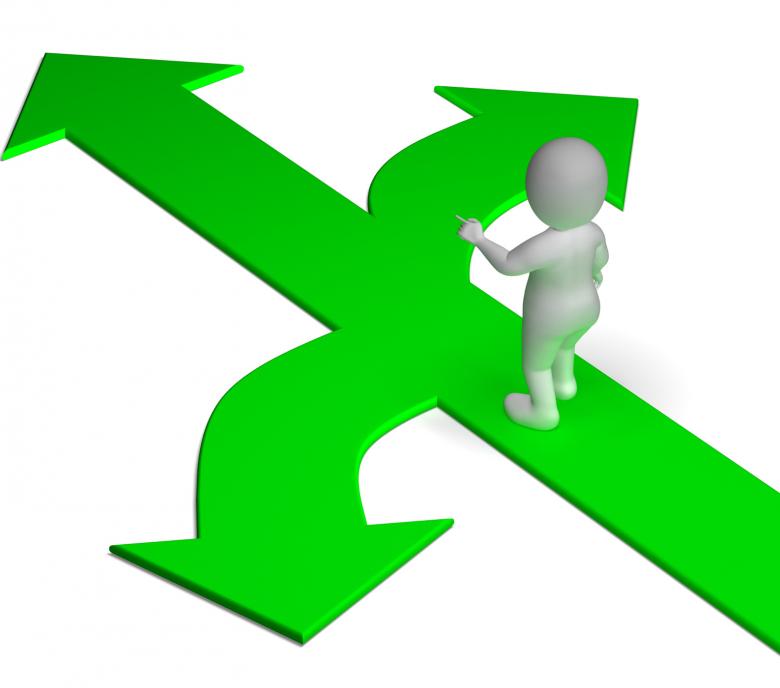 Free stock image of Arrows Choice Shows Options Alternatives Or Deciding created by Stuart Miles