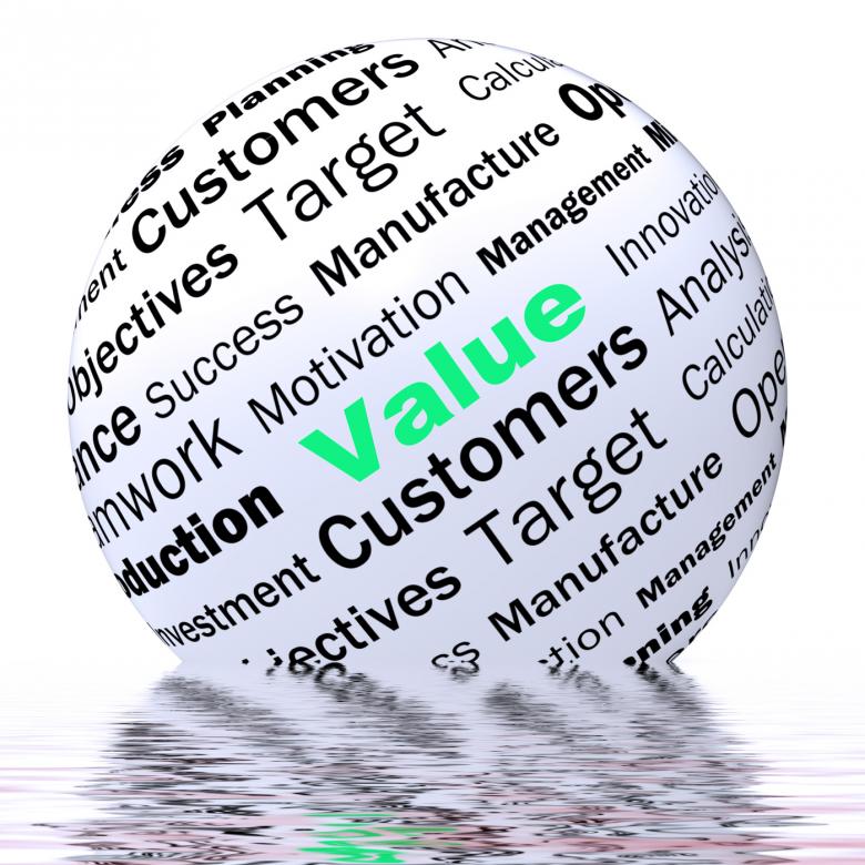 Free stock image of Value Sphere Definition Displays Importance And High Value created by Stuart Miles