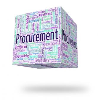 Free Stock Photo of Procurement Word Represents Wordcloud Acquisition And Text