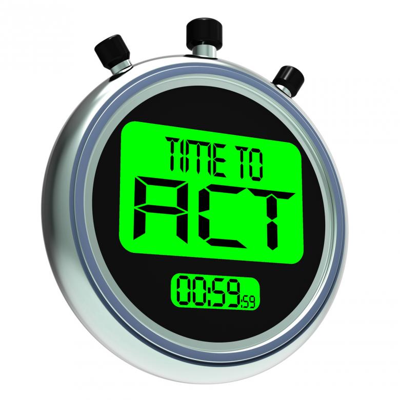 Free stock image of Time To Act Message Means Urgent Action created by Stuart Miles
