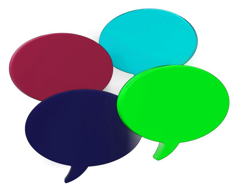 Free stock image of Blank Speech Balloons Shows Copy space For Thought Chat Or Idea created by Stuart Miles