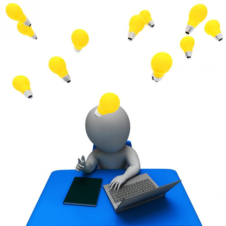 Free stock image of Character Lightbulbs Represents Power Source And Concepts 3d Rendering created by Stuart Miles