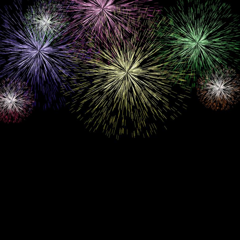 Free stock image of Exploding Fireworks Background For New Years Or Independence Celebrati created by Stuart Miles