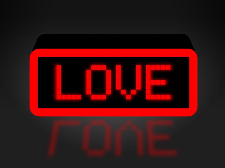 Free stock image of Love Neon Sign Shows Compassion Compassionate And Affection created by Stuart Miles