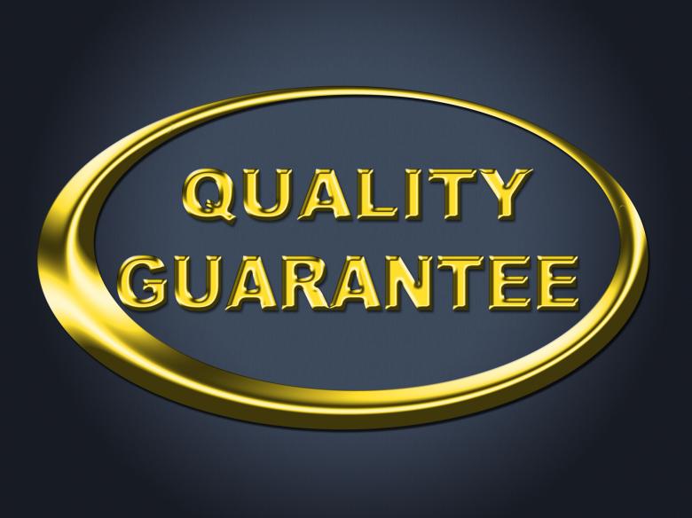 Free stock image of Quality Guarantee Sign Shows Guaranteed Placard And Check created by Stuart Miles