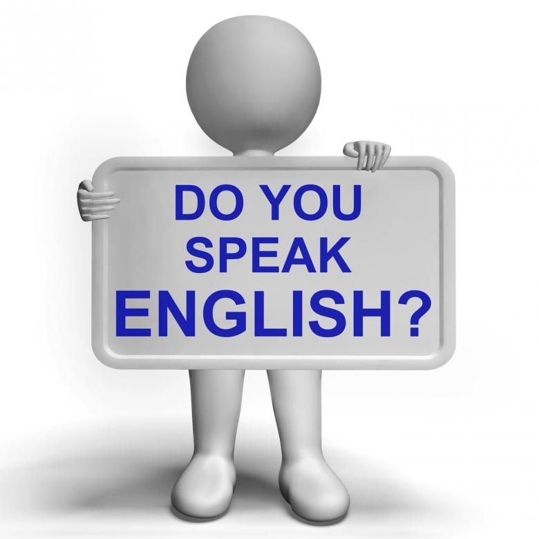 Free stock image of Do You Speak English Sign Showing Language Learning created by Stuart Miles