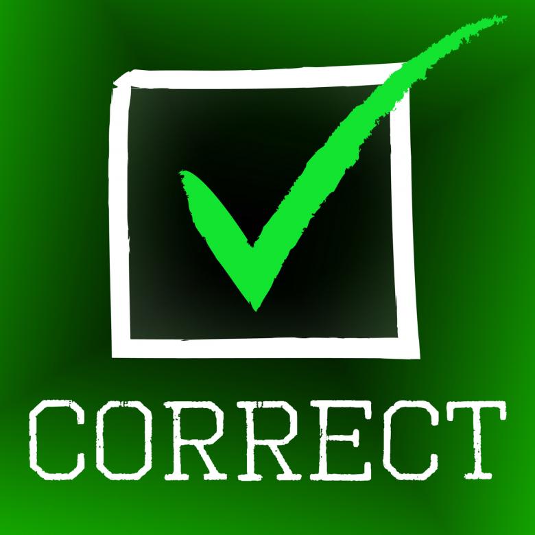 Free stock image of Correct Tick Means All Right And Ok created by Stuart Miles