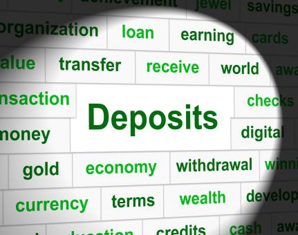 Free Stock Photo of Deposit Deposits Represents Part Payment And Business