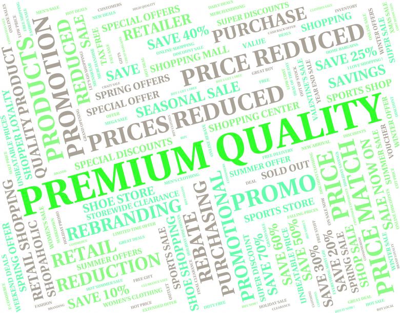 Free stock image of Premium Quality Represents Number One And Approve created by Stuart Miles