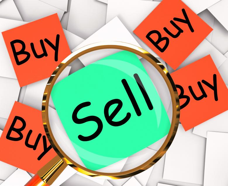 Free stock image of Buy Sell Post-It Papers Show Retail And Transactions created by Stuart Miles