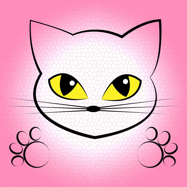 Free stock image of Cute Cat Indicates Pet Kitty And Puss created by Stuart Miles