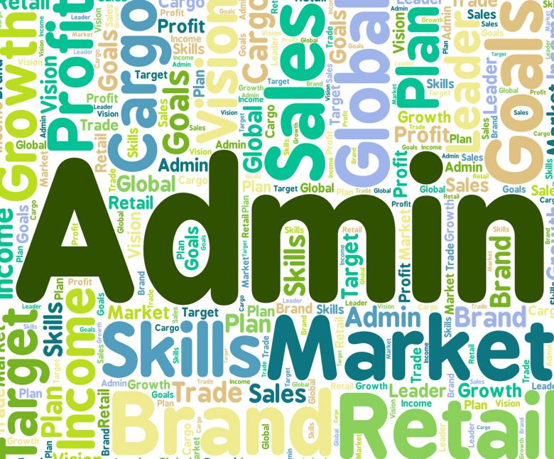 Free stock image of Admin Word Means Government Handling And Governing created by Stuart Miles