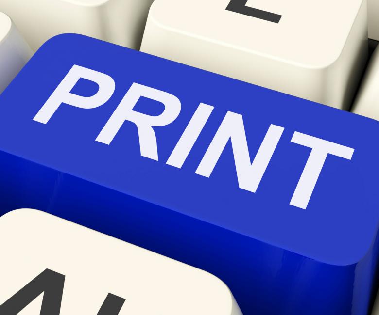 Free stock image of Print Key Shows Printer Printing Or Printout created by Stuart Miles
