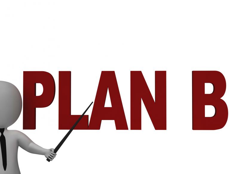 Free stock image of Plan B Showing Alternative Strategy created by Stuart Miles