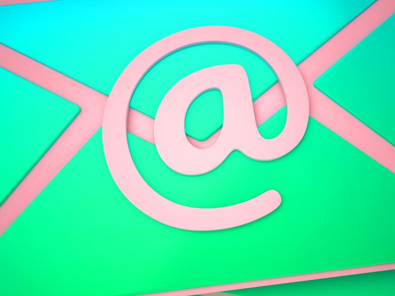 Free stock image of Envelope Shows Correspondence Post Through Laptop Keyboard created by Stuart Miles
