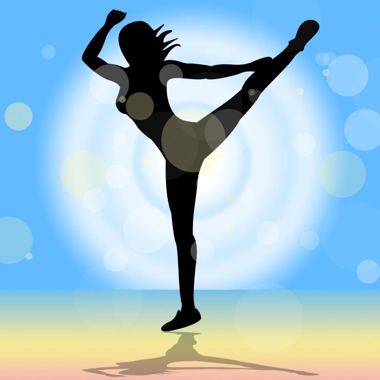 Free stock image of Dancing Yoga Shows Enlightenment Meditated And Calm created by Stuart Miles