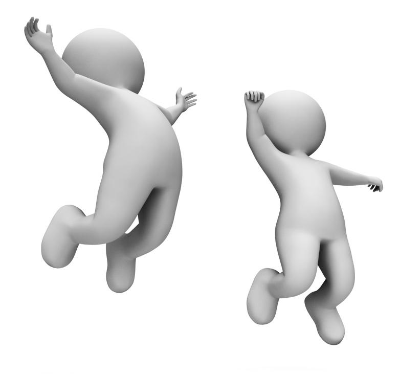Free stock image of Characters Celebrate Represents Illustration Render And Jumps 3d Rende created by Stuart Miles