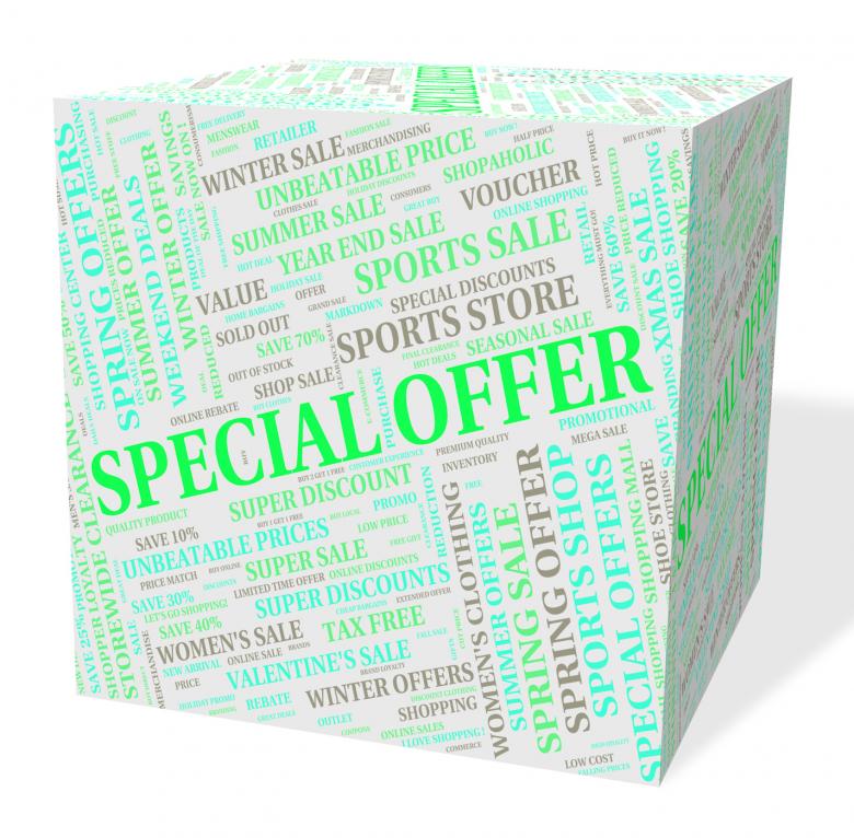 Free stock image of Special Offer Means Unique Clearance And Offers created by Stuart Miles