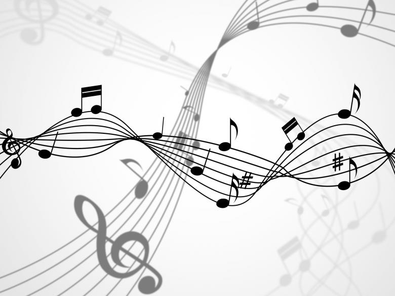 Free stock image of Background Notes Shows Bass Clef And Backdrop created by Stuart Miles