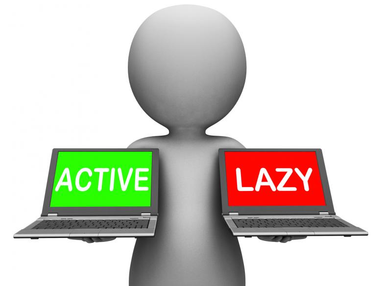 Free stock image of Active Lazy Laptops Show Action Or Inaction created by Stuart Miles