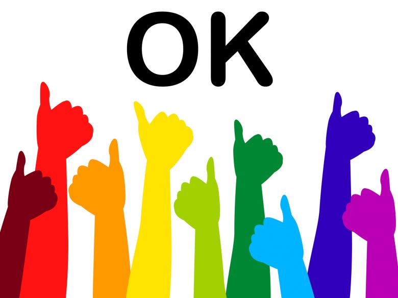 Free stock image of Thumbs Up Represents All Right And Ok created by Stuart Miles
