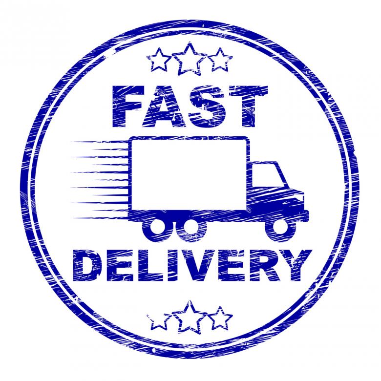 Free stock image of Fast Delivery Stamp Means High Speed And Courier created by Stuart Miles