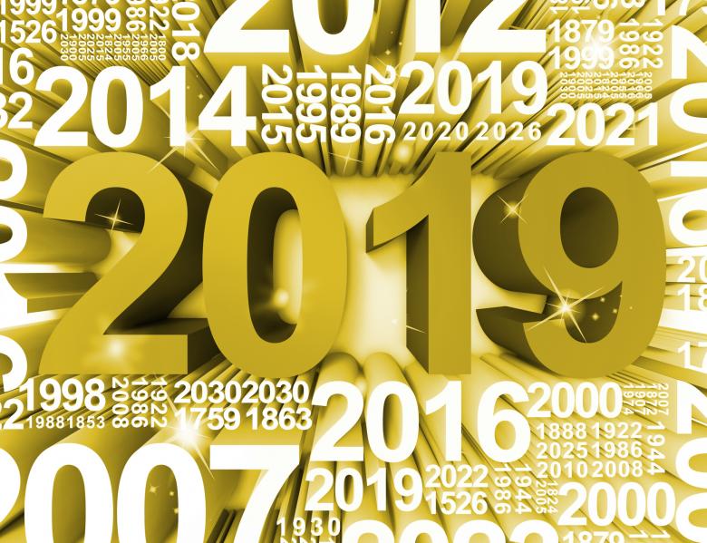 Free stock image of Twenty Nineteen Represents Happy New Year And Annual 3d Rendering created by Stuart Miles