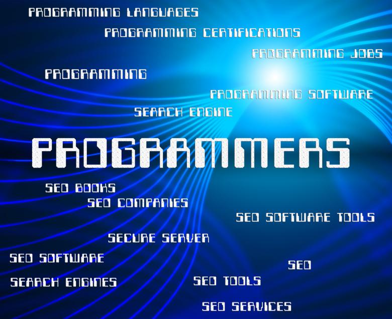 Free stock image of Programmers Word Shows Programming Job And Software created by Stuart Miles