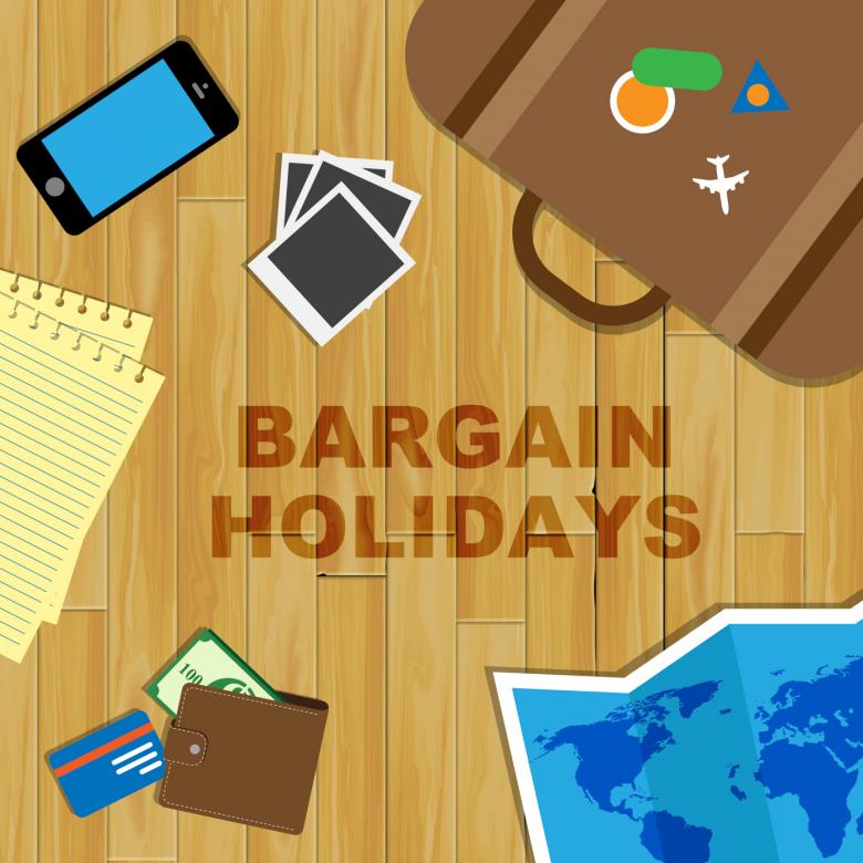 Free stock image of Bargain Holidays Indicates Time Off And Bargains created by Stuart Miles