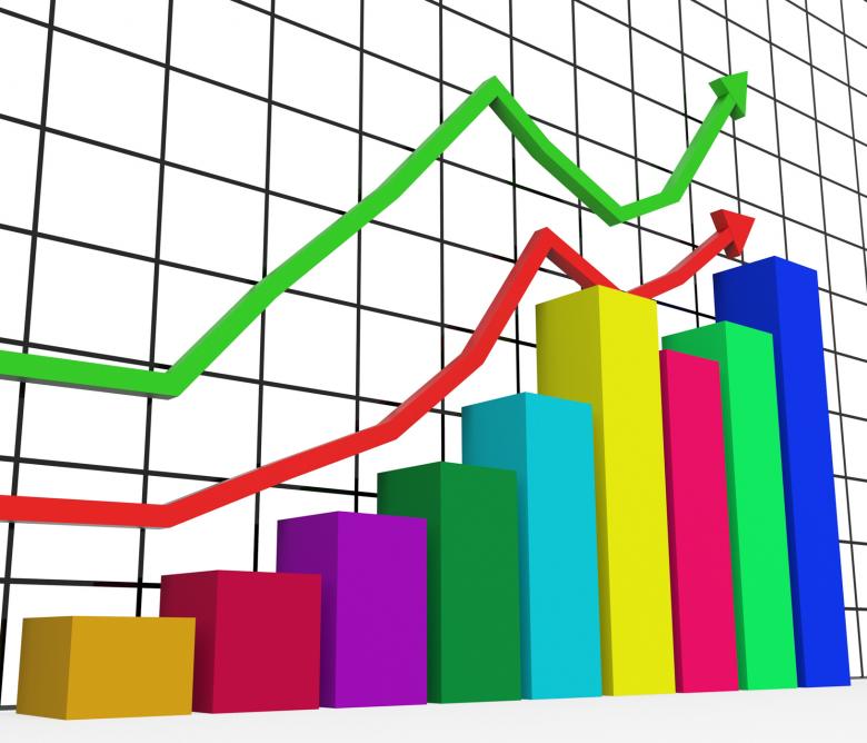 Free stock image of Graph Increasing Indicates Growth Statistics And Increase created by Stuart Miles